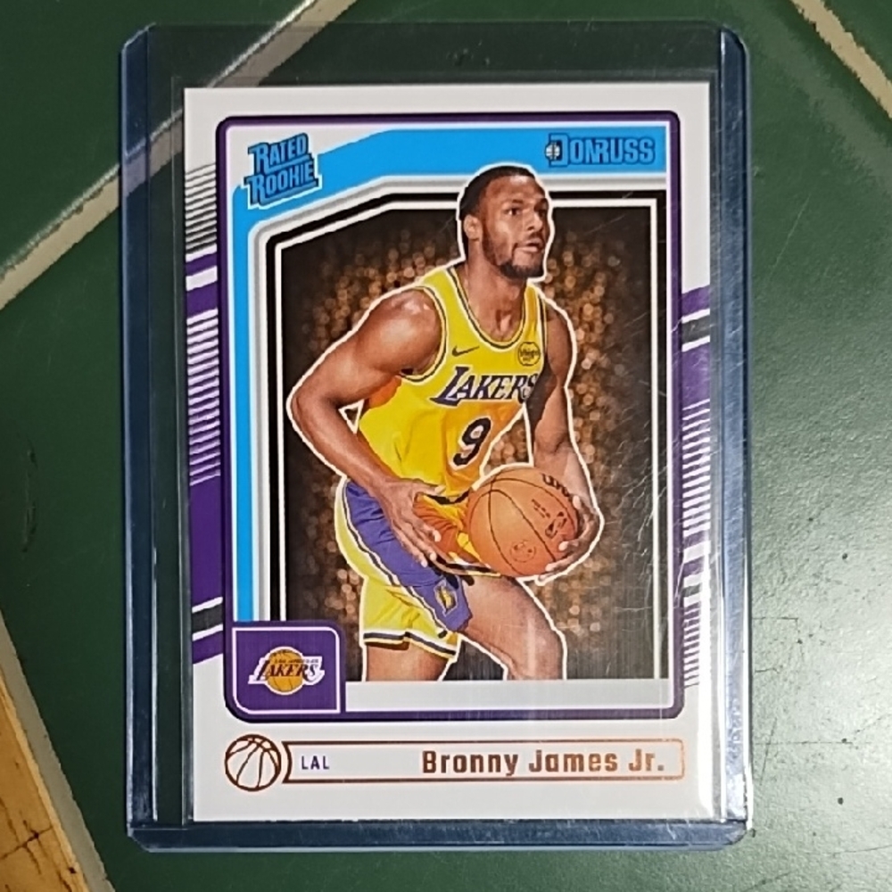 Pristine Condition Bronny James Jr Rated Rookie Card - Purple and Blue. #243